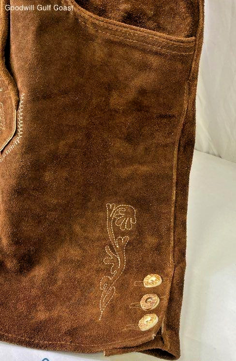 Lederhosen – Size 42 Original Authentic Leather Brown