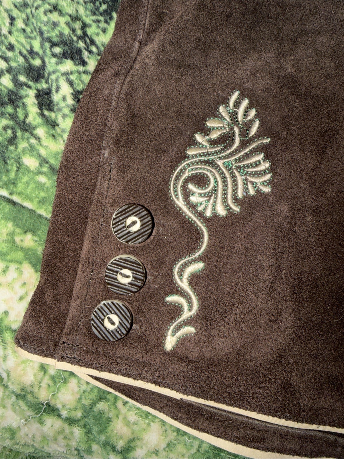 German Bavarian Oktoberfest Trachten Lederhosen4u Leather Mens Shorts Size 52