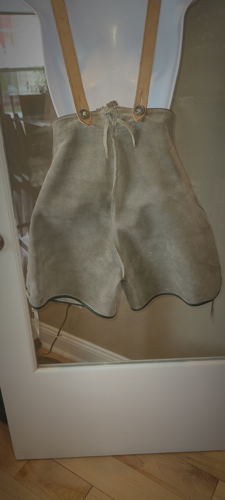 Vintage 1950s Germany Lederhosen & Wool Loden Jacket