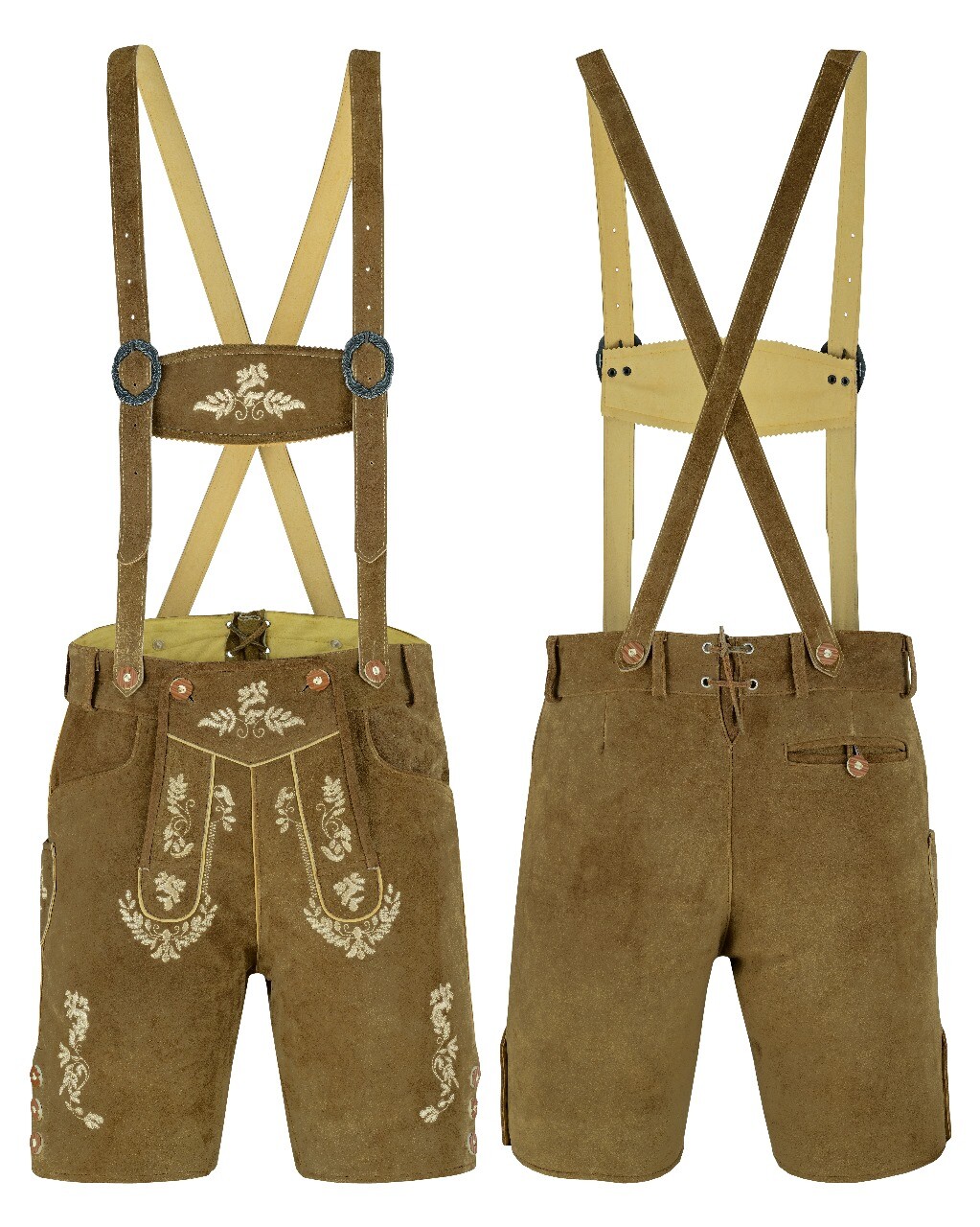 Trachten set Bavarian Oktoberfest Authentic ABOVE KNEE Lederhosen Full Dress