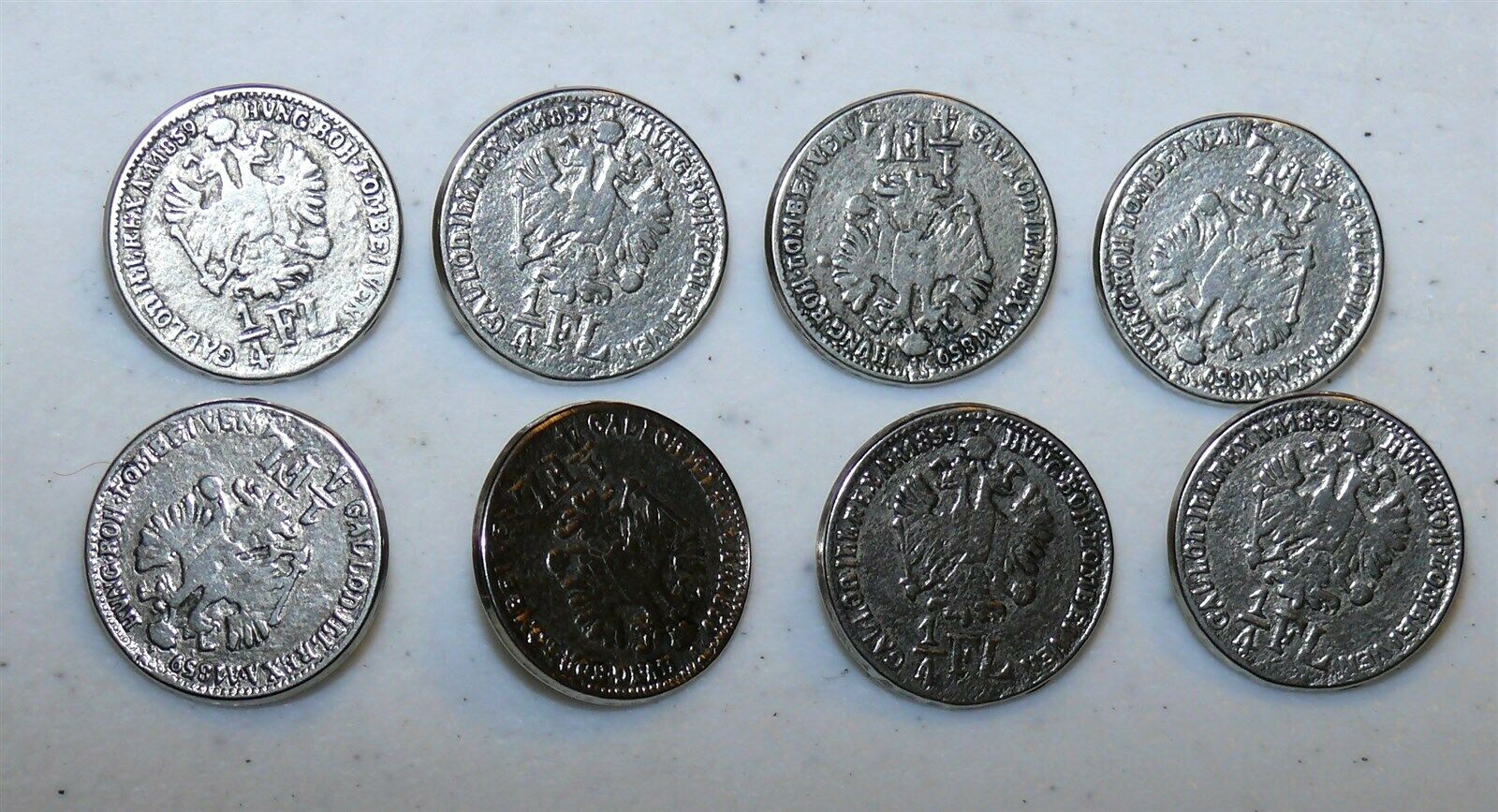 8 Double Eagle BUTTONS 4 German Lederhosen Bavarian Oktoberfest Hunting Jacket