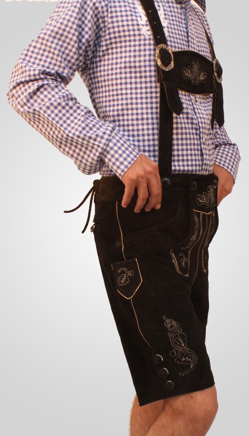 Authentic Bavarian Lederhosen Oktoberfest Costume Traditional German Lederhosen