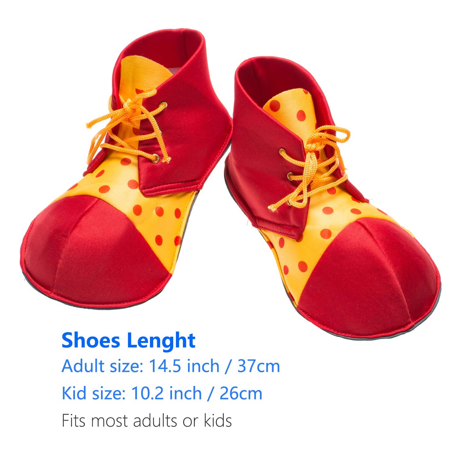 Unisex Clown Performance Shoes Large Size Halloween Birthday Holiday Party