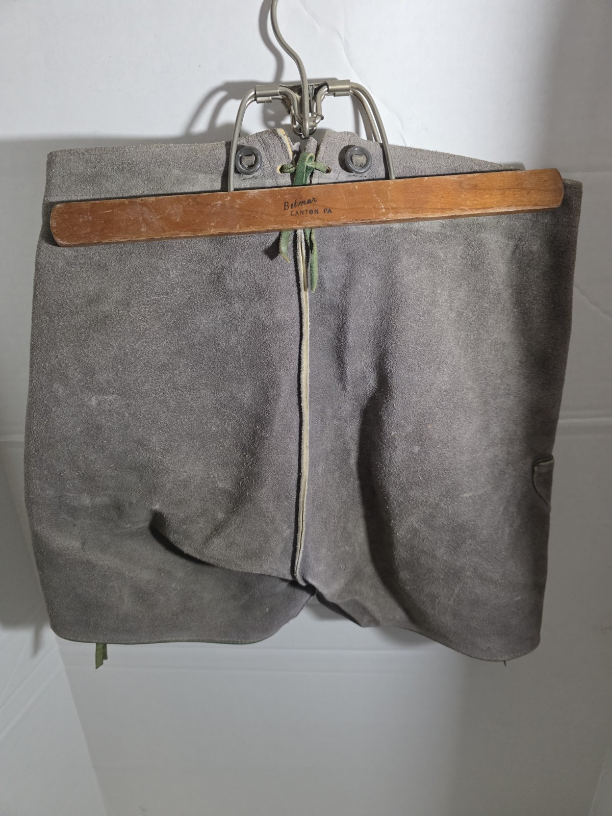 vintage authentic Lederhosen Suede Leather